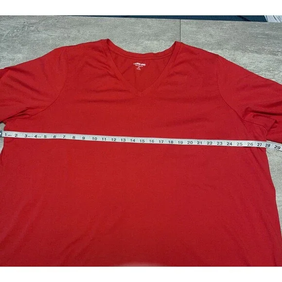 Lot of Lands End 3X Long Sleeve T-Shirts Cotton Valetine Red Purple Amethyst - Picture 2 of 13